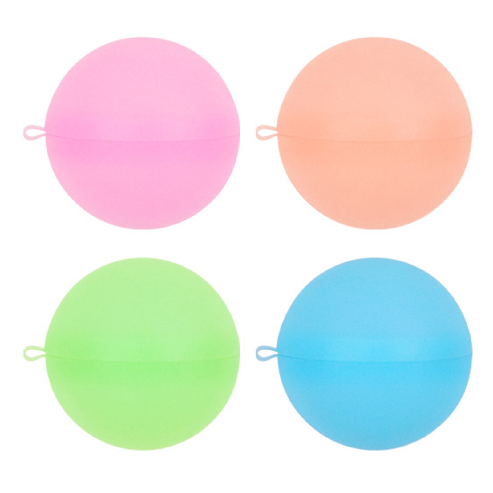 UHH 4Pcs Water Ball Unbreakable Decompression Soft Relieve Stress Round