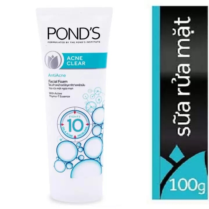 Sữa rửa mặt ngừa mụn ponds 100g