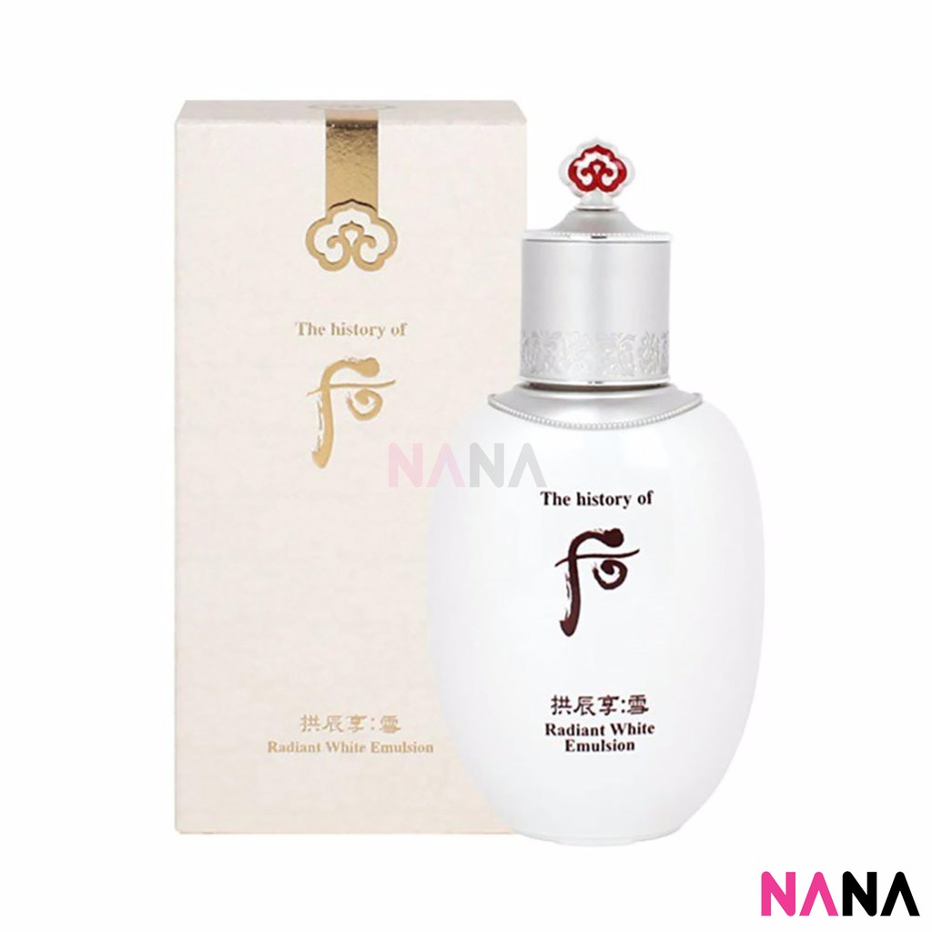 The History of Whoo - Radiant White Emulsion 110ml ราคา 1,510 บาท*ส่งฟรี