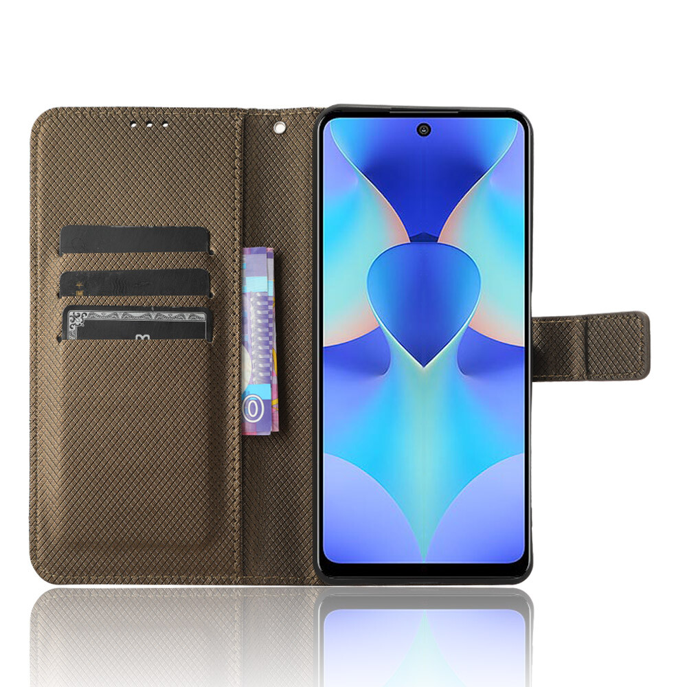 Custodia Flip Portafoglio Per Doogee S100 – Pelle PU E Tessuto Oxford Con Chiusura Magnetica (Blu)