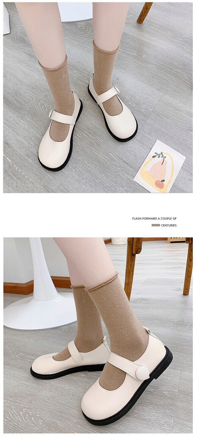 Small leather shoes female students Korean version of the wild retro Japanese round head soft girl cute 2020 spring and autumn new Mary Jane jk