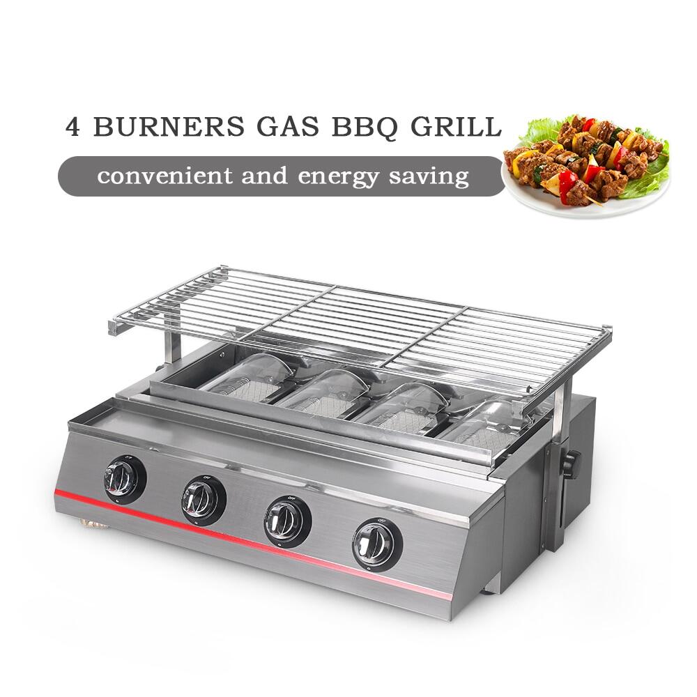 best 4 burner gas stove stainless steel