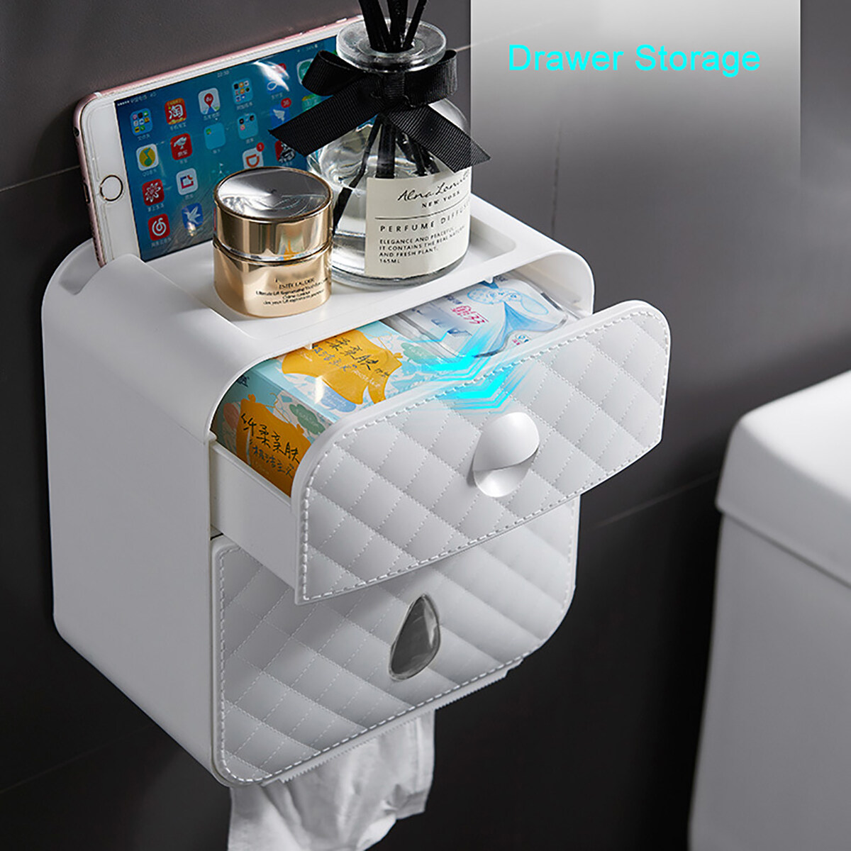 Generic 1/2 Layers Wall Mounted Paper Tissue Towel Dispenser Toilet