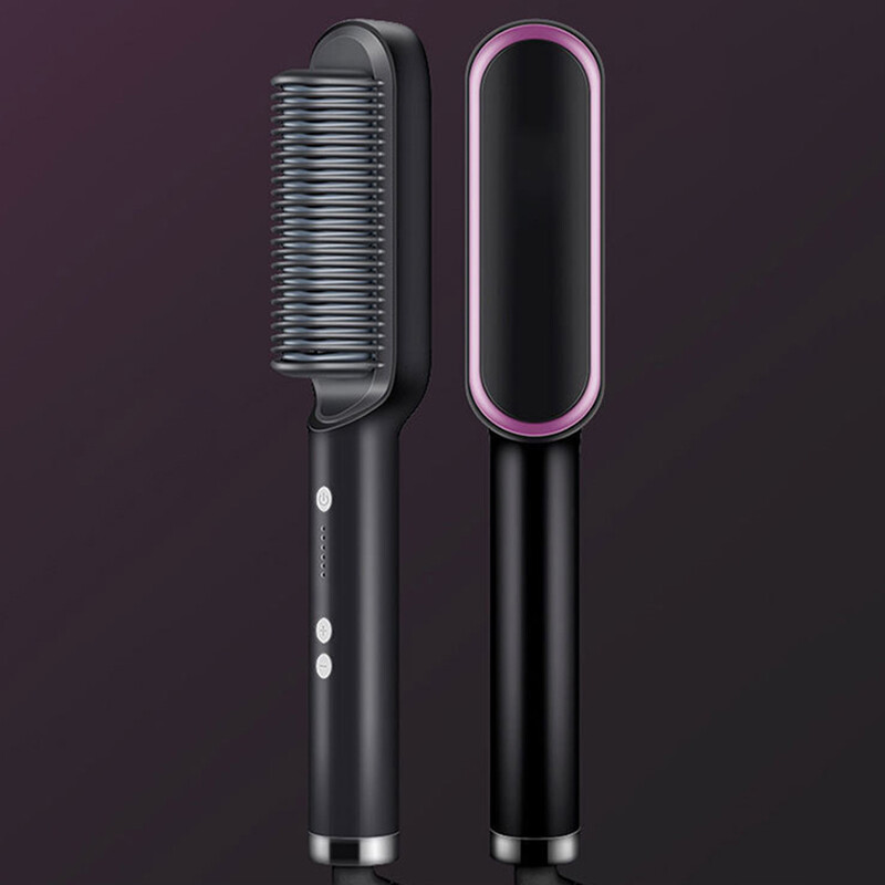 Beautybigbang máy duỗi tóc, lược chải tóc điện, lược làm nóng, duỗi ion âm, lược duỗi tóc hai mục đích, máy duỗi tóc lười