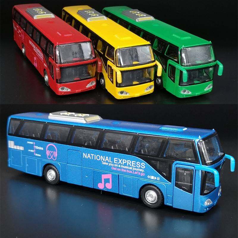 5 mở cửa hợp kim hai lớp mô hình xe buýt du lịch xe buýt xe buýt xe buýt