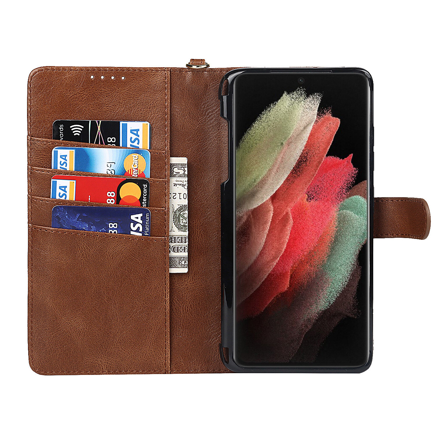 Ốp lật bút cảm ứng cho samsung s21 ultra 5g s pen spen s-pen vỏ điện thoại di động samsung galaxy s21 ultra 5g bao da dạng ví có khe đựng bút
