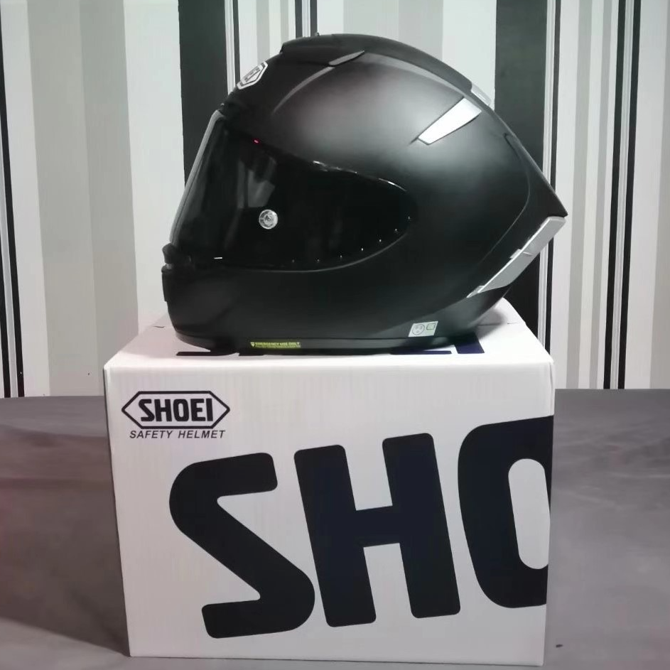 SHOEI X14 Matte Black Helmet Motorcycle Full Face Helmet Racing Four Seasons Men and Women Helmet Personalized Anti-fog Matte Black X14 Helmet ราคา 4,750 บาท*ส่งฟรี