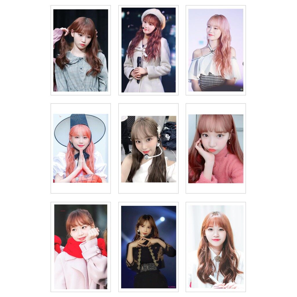 Lomo card ảnh chaewon - izone