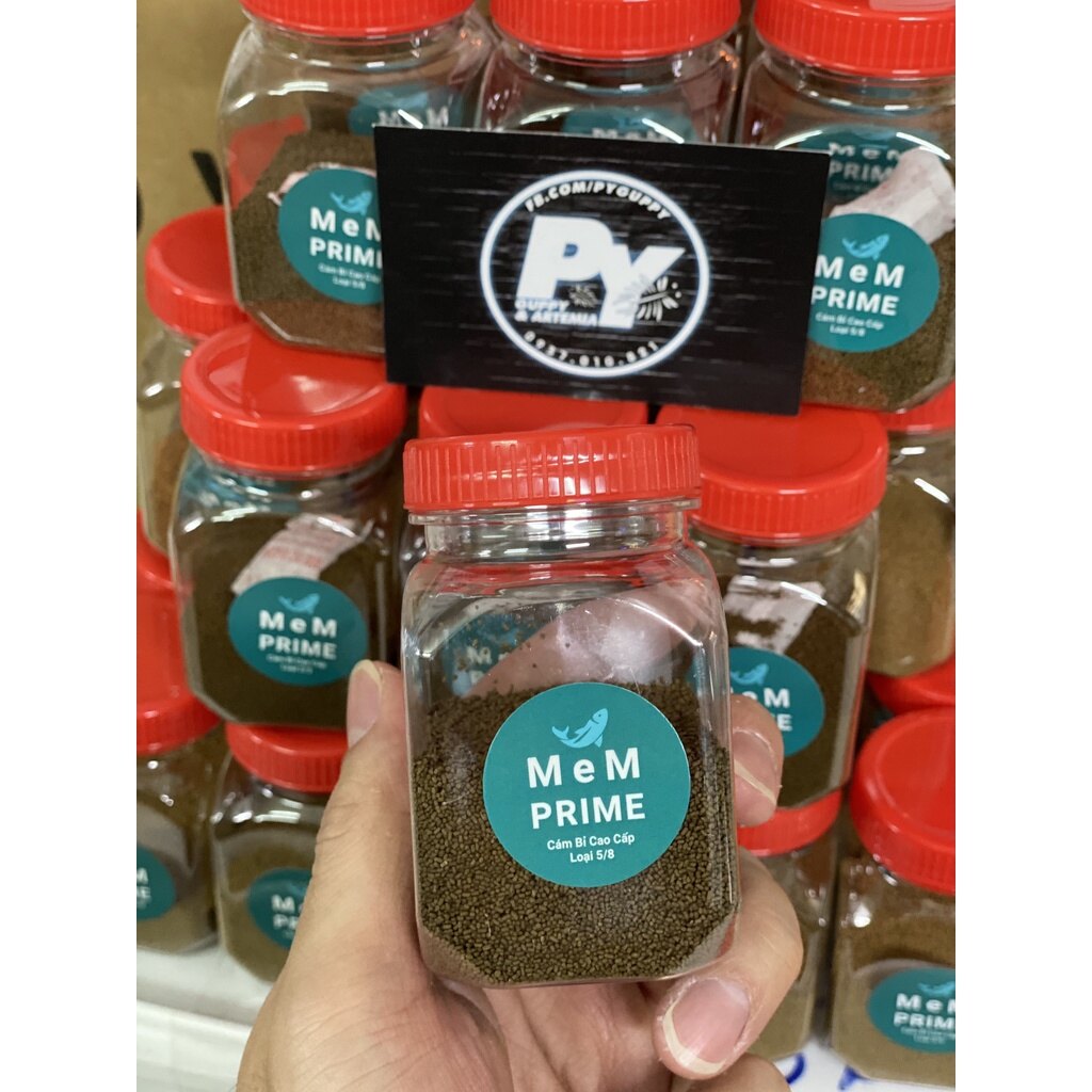 🐠 1 ký cám mem 5/8 - cám bỉ cao cấp cho cá betta-guppy-thuỷ sinh-mún-neon-bình tích-pingpong-7 màu