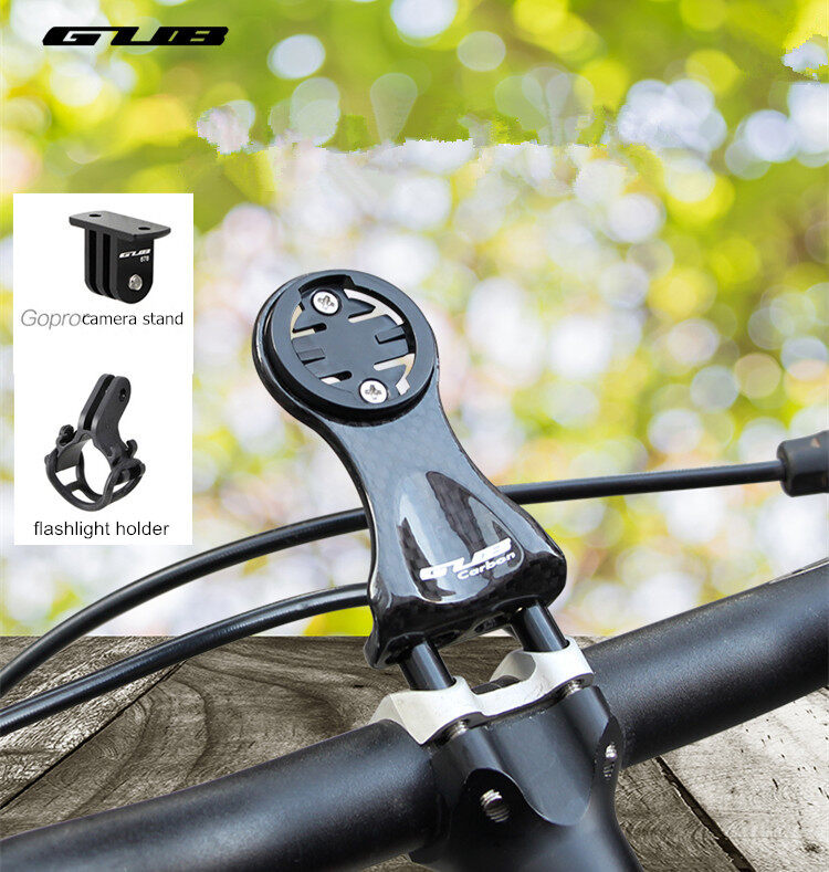 Gub Carbon Fiber Bicycle Computer Holder GPS Speedometer Camera Mount
