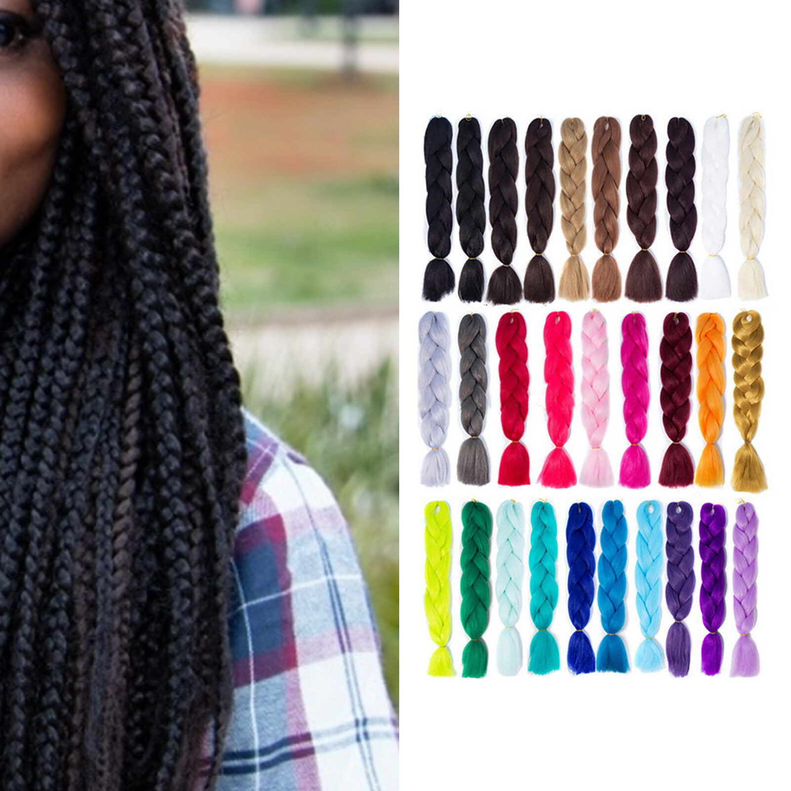 Tóc Giả Miss Cherry Dreadlock Tóc Giả Bện Xoắn Tinh Tế Sợi Tổng Hợp Chịu Nhiệt Dài Cho Nữ