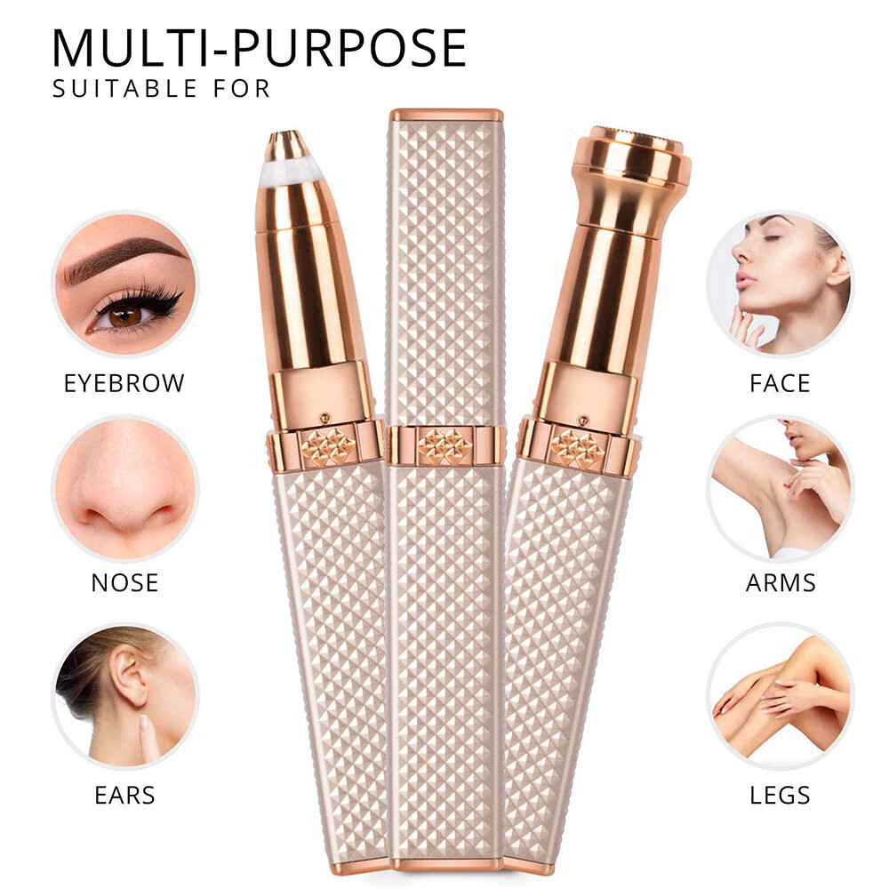  Máy Cạo Râu Tẩy Lông Không Đau 4 Trong 1 Ướt Và Khô Sử Dụng Chạy Điện Dành Cho Nữ Máy Cạo Bikini Máy Cạo Lông Mày 