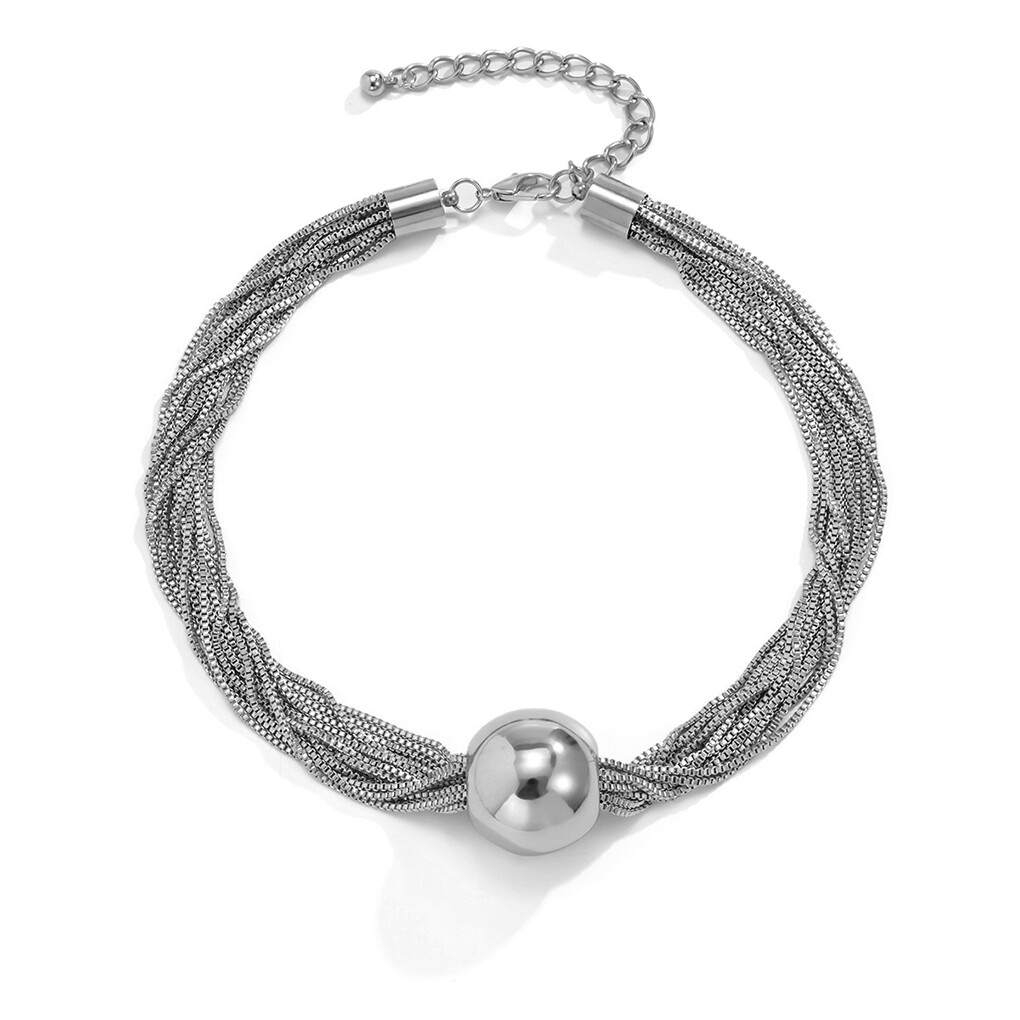 Vòng Cổ Nữ Dây Xích Xoắn Cổ Áo Xếp Tầng Tiệc Cưới Date Shop Retro Vòng Cổ Có Thể Điều Chỉnh Độ Dài Đồ Trang Sức Đặt Riêng