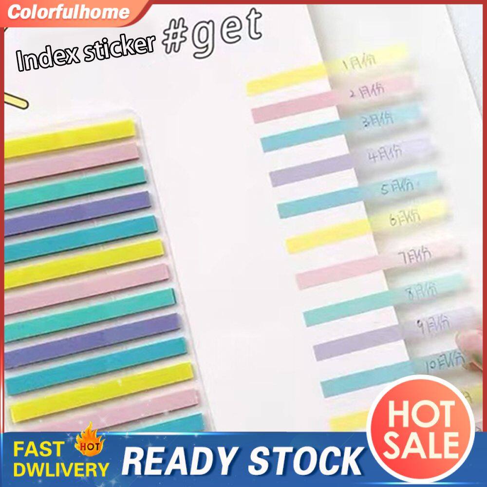 ColorfulhomeColorful Index Sticky Notes Morandi Sticky Note Index Tabs