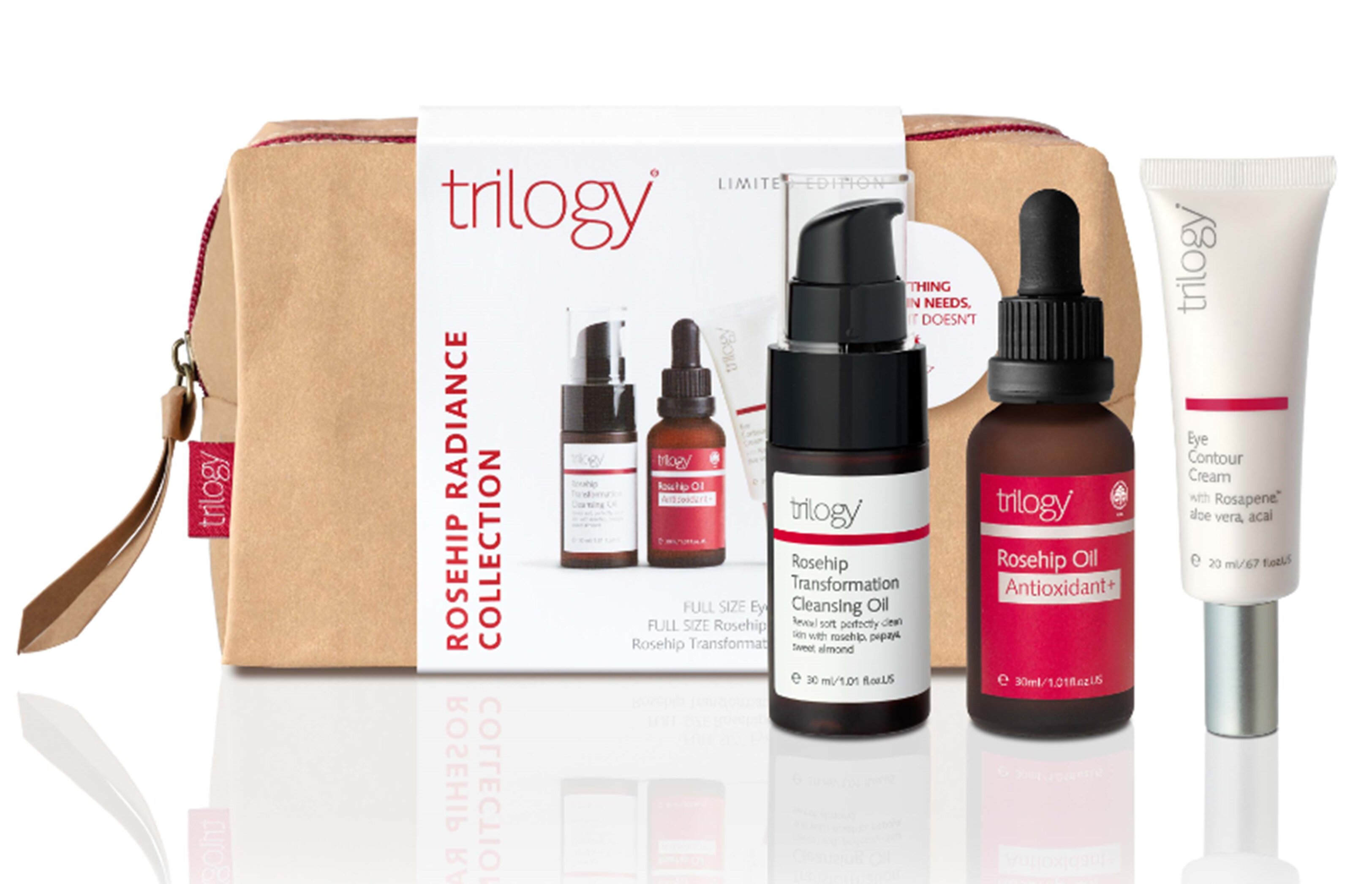 trilogy rosehip oil gift set