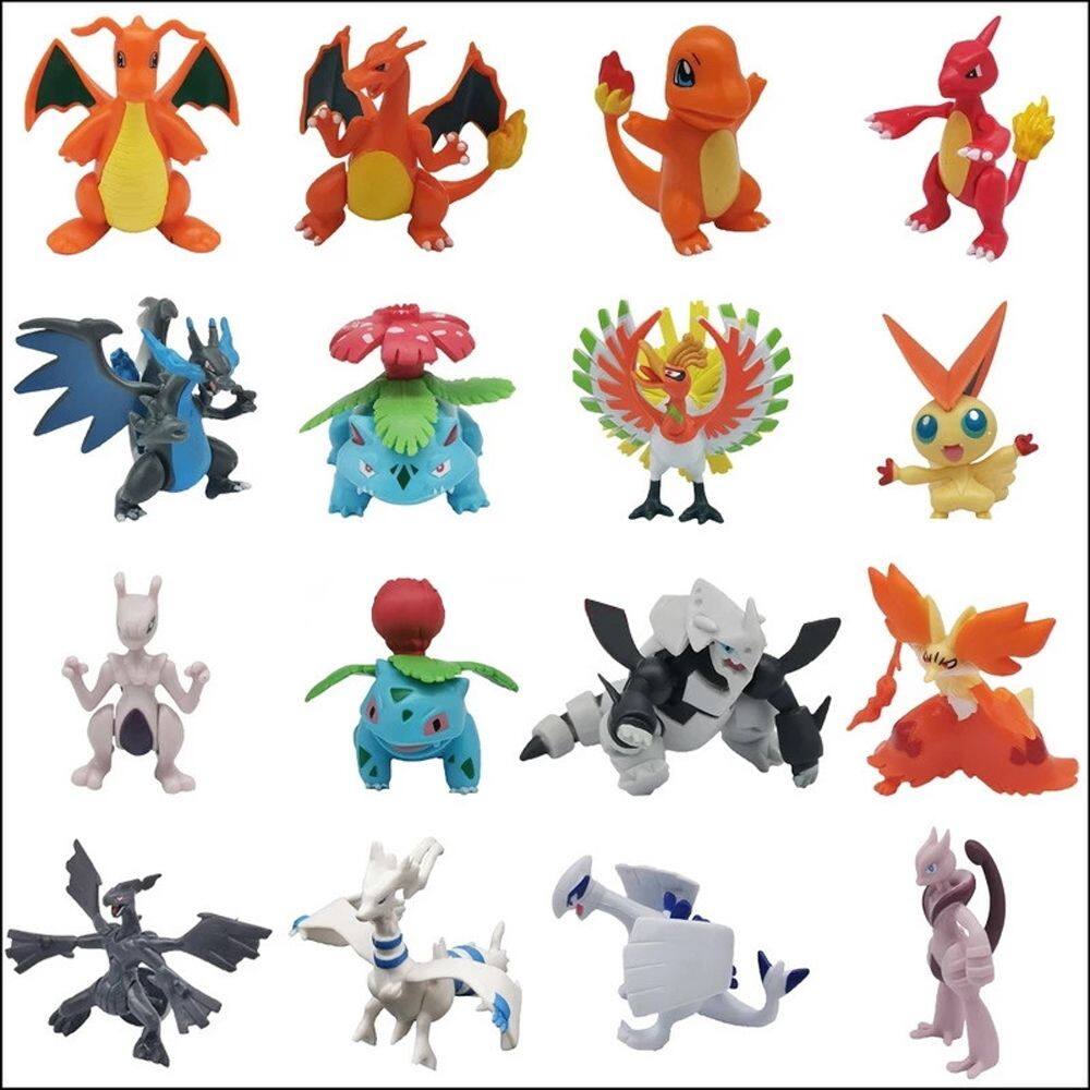 Tedfd Đồ Chơi Mô Hình Hoạt Hình Anime Ivysaur Aggron Charmeleon Mewtwo Charizard Đồ Chơi Mô Hình Pok