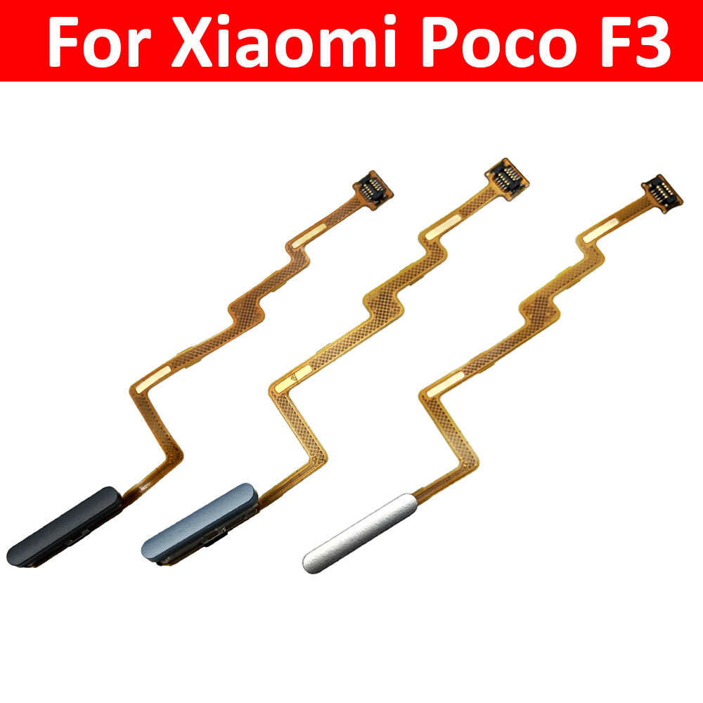 Cho xiaomi poco f3 cảm biến vân tay phím trả về nhà nút menu cáp mềm màu đen trắng xanh dương