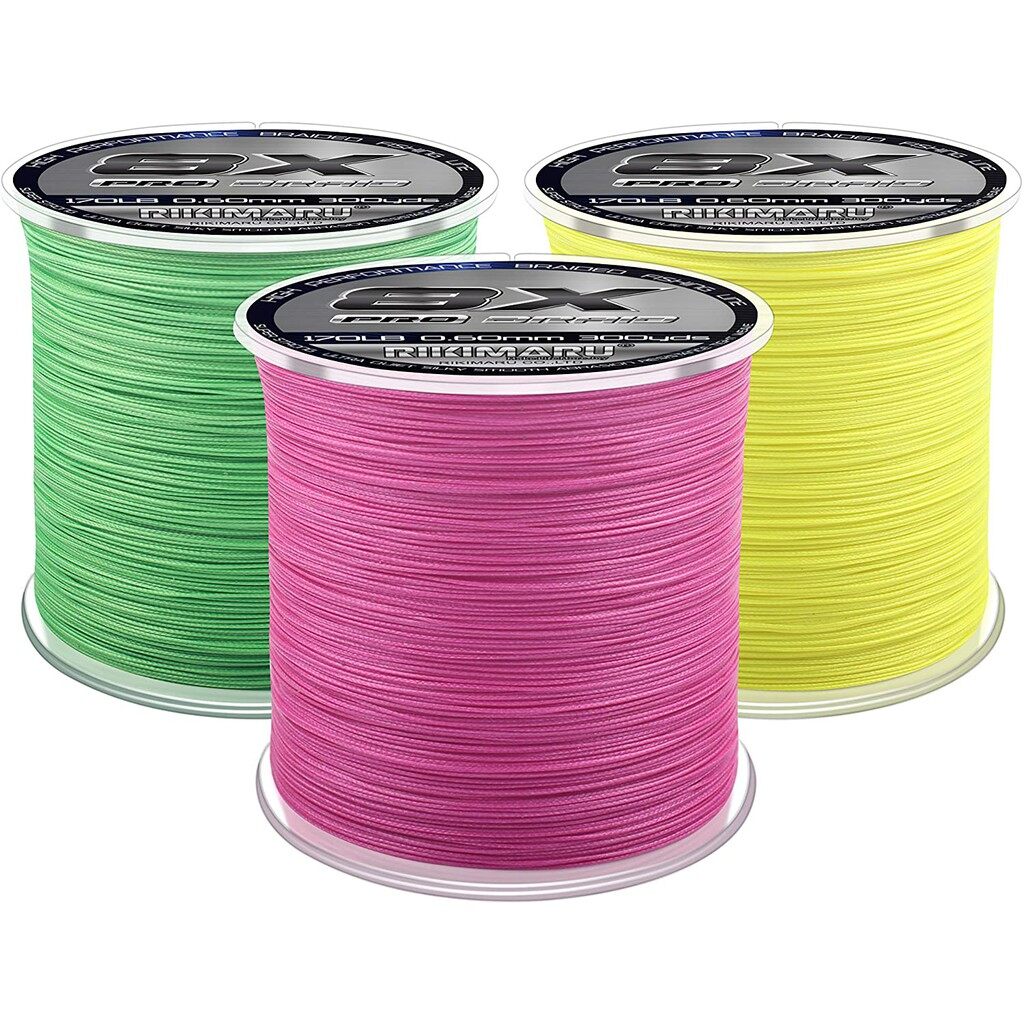 free distribution Rikimaru Never Fade 8X Strands Braided Fishing Line ...