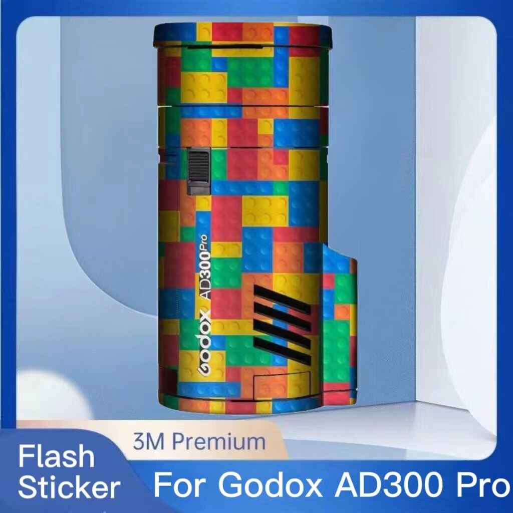 Cho Godox Ad300 Pro lớp vỏ đề can bọc vinyl Phim Đèn Flash Ngoài Trời Áo