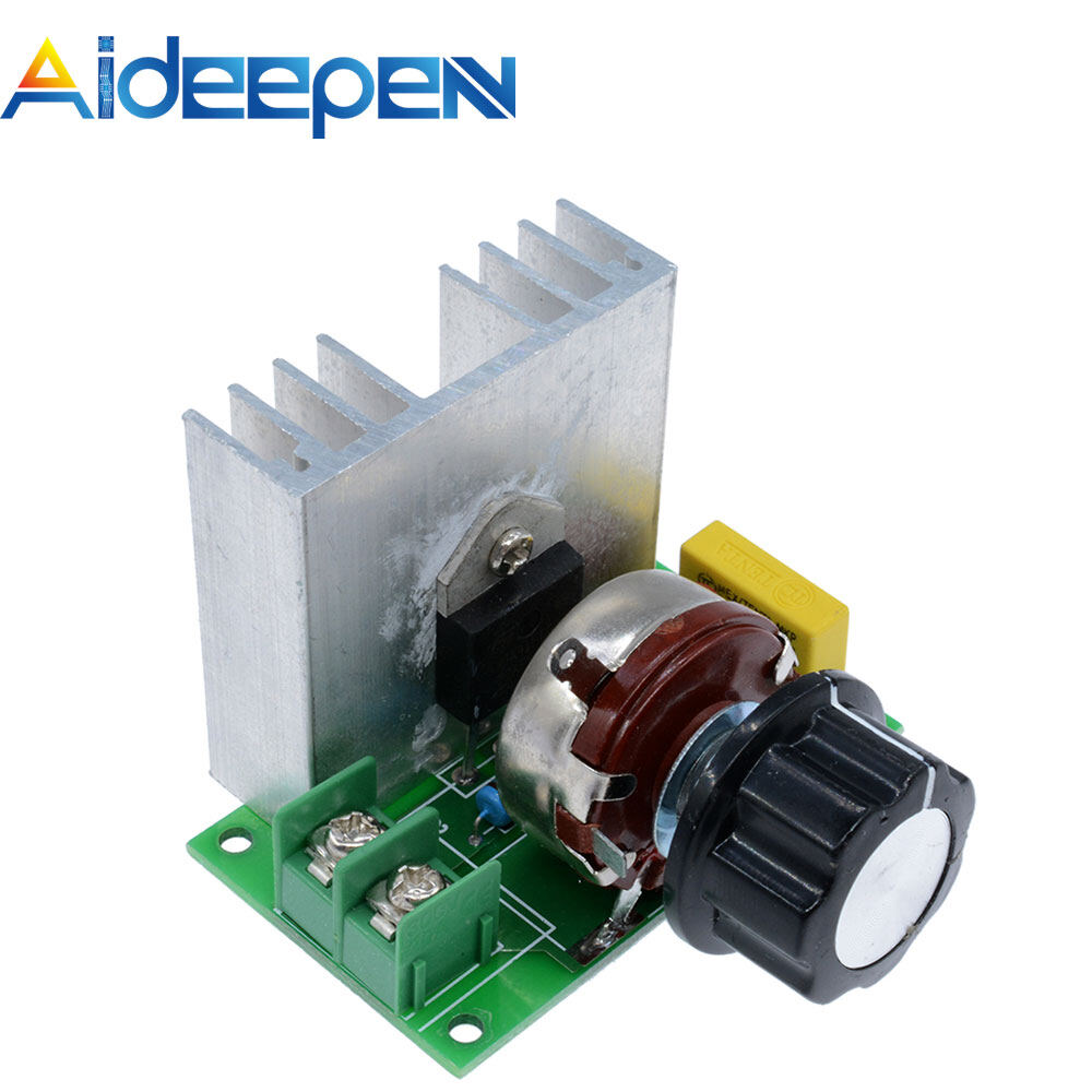 Aideepen bộ điều chỉnh điện áp scr 4000w ac 220v bộ điều khiển tốc độ bộ điều chỉnh nhiệt độ mờ mô đun