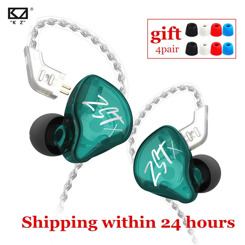 KZ ZST X 1BA 1DD Hybrid technology HIFI In Ear Earphones Bass Earbud Sport Noise Cancelling Headset KZ ZSN pro ZSX ZS10 pro C12