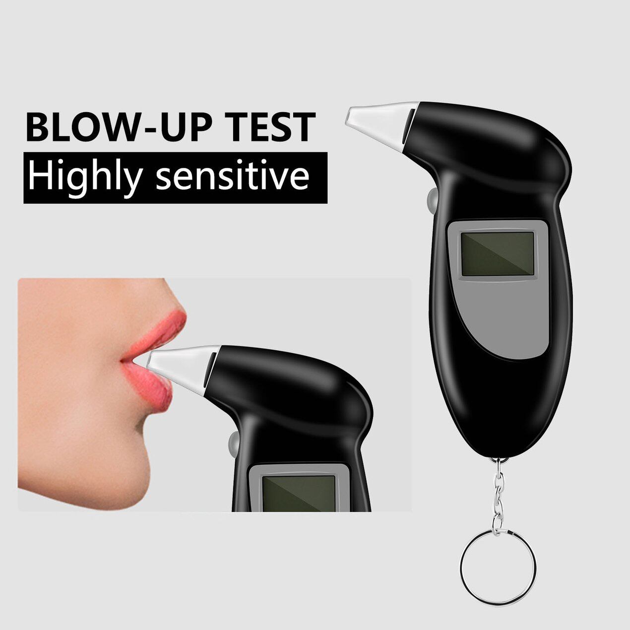 Máy đo nồng độ cồn kỹ thuật số uinn chuyên nghiệp rượu tester