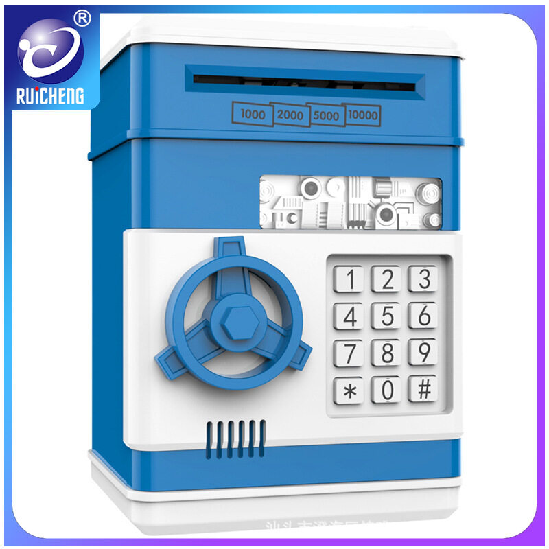 RUICHENG Kids Toy Electronic Piggy Bank ATM Password Money Box Cash Coins