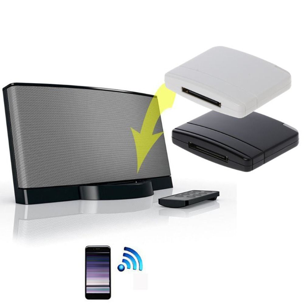 LE6Y Dành cho dàn âm thanh Cho iPod Loa A2DP Bộ thu nhạc không dây 30 pin Bluetooth tương thích 5.1 Bộ Chuyển Đổi âm thanh