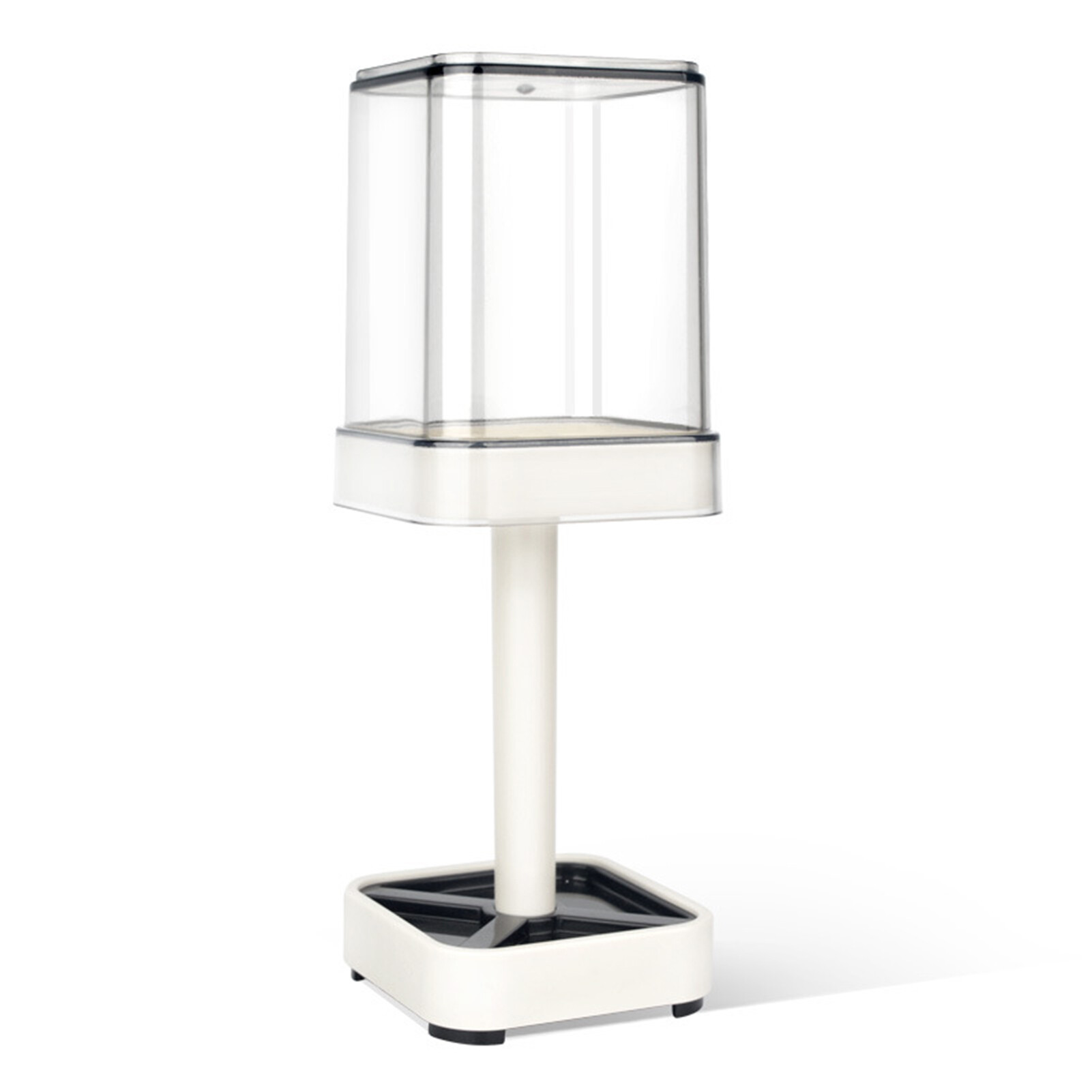 Nyh | Giá để bàn chải đánh răng rỗng thoát phân loại lưu trữ đế cố định 3 khe Giá để kem đánh răng với cốc nước súc miệng sử dụng thường nhật thực tế Cốc Nước súc miệng