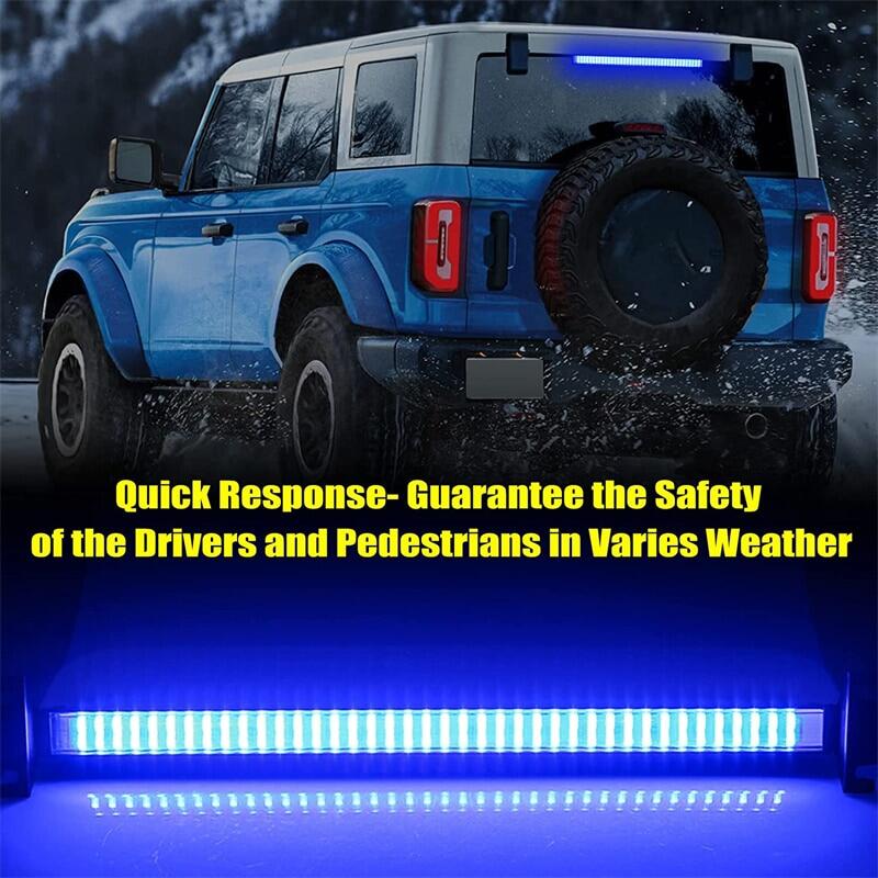 80 Led Strobe đèn cảnh sát để kính chắn gió ô tô 80 Đèn Led cảnh báo Strobe xe Truck Auto flasher lính cứu hỏa đèn hiệu