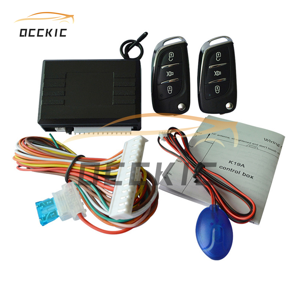 Occcic hệ thống báo động ô tô bộ trung tâm từ xa tự động khóa trung tâm với điều khiển từ xa khóa cửa hệ thống khóa xe không chìa