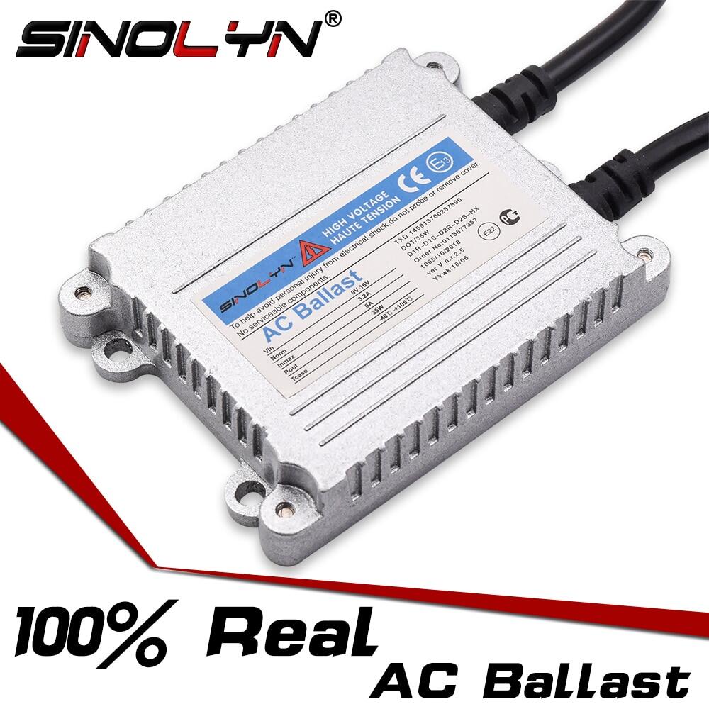 Sinolyn Xenon Đánh Lửa Đơn Vị Khối 12V 35W AC Ballast Lò Phản Ứng Cho HID Xenon Đèn Ánh Sáng Bóng Đèn H7 H1 h11 9005 9006 Phụ Kiện Tự Làm