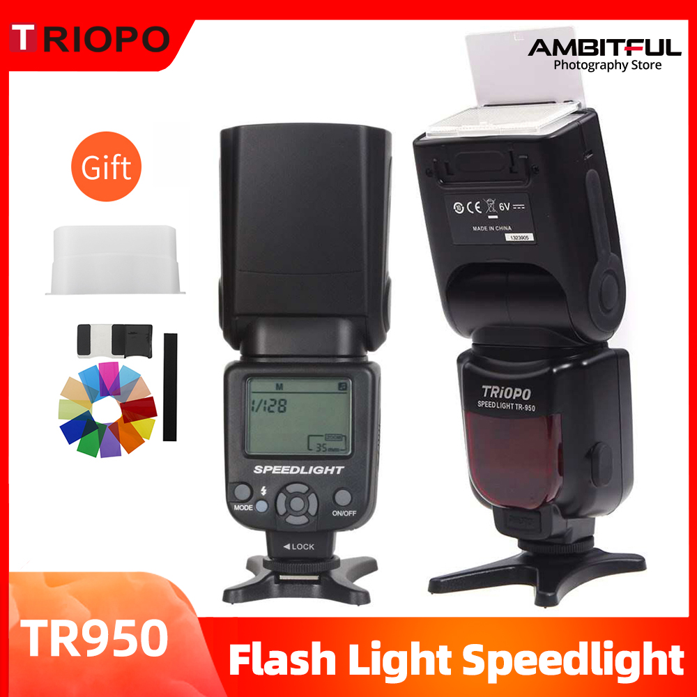 Triopo tr-950 đèn flash, đèn speedlite, phổ thông máy ảnh fujifilm olympus nikon canon 650d 550d 450d 1100d 60d 7d 5d
