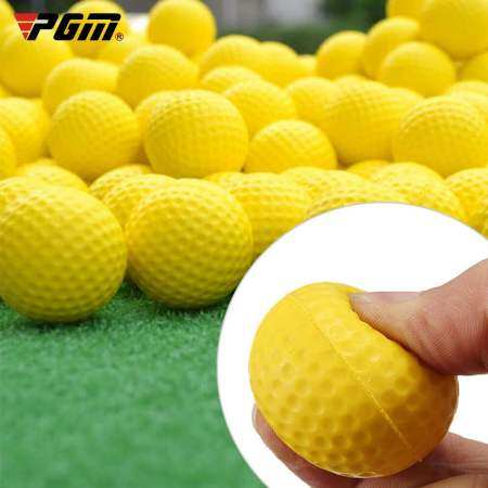 PGM Yellow Foam Golf Balls - Indoor/Outdoor Practice Training