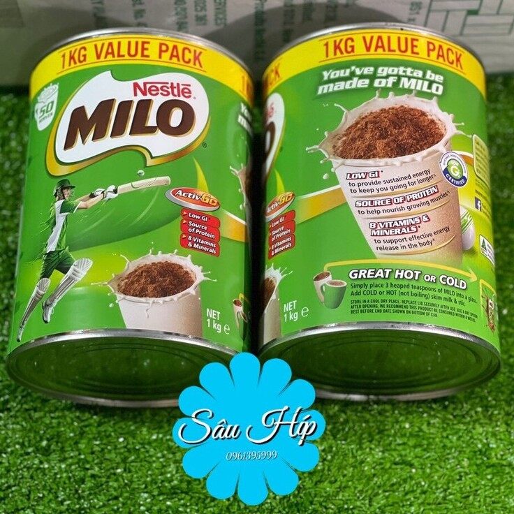 Sữa nestle milo úc 1kg date 8.2022