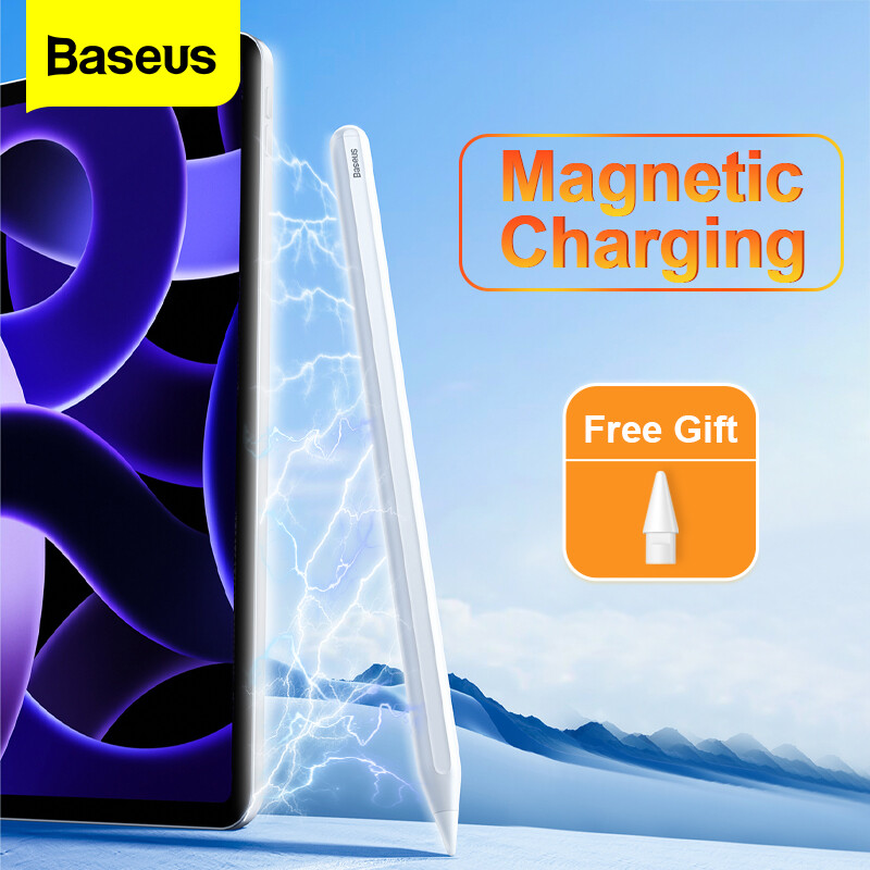 Baseus bút cảm ứng cho máy tính bảng bút cảm ứng từ tính cho ipad pro 11 12.9 air 4 5 mini 6 2020 2021 bút cảm ứng màn hình nghiêng từ chối lòng bàn tay