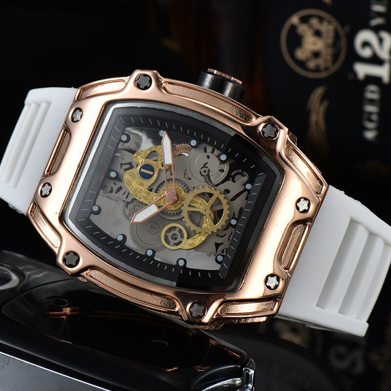 Đồng hồ nam đồng hồ nam đồng hồ richard quartz đồng hồ richard đồng hồ richard đồng hồ thời trang xu hướng chống nước hình thùng rượu mẫu mới 2024