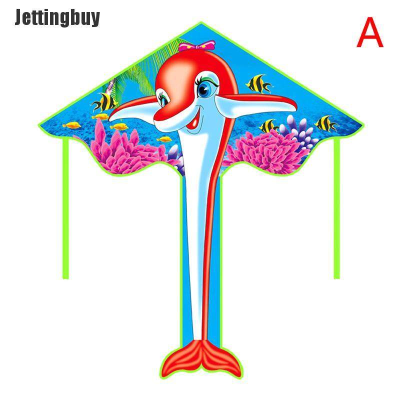 Jettingbuy Hot Sale 135cm High Quality Cartoon Kite Kit Delta Kite Tail