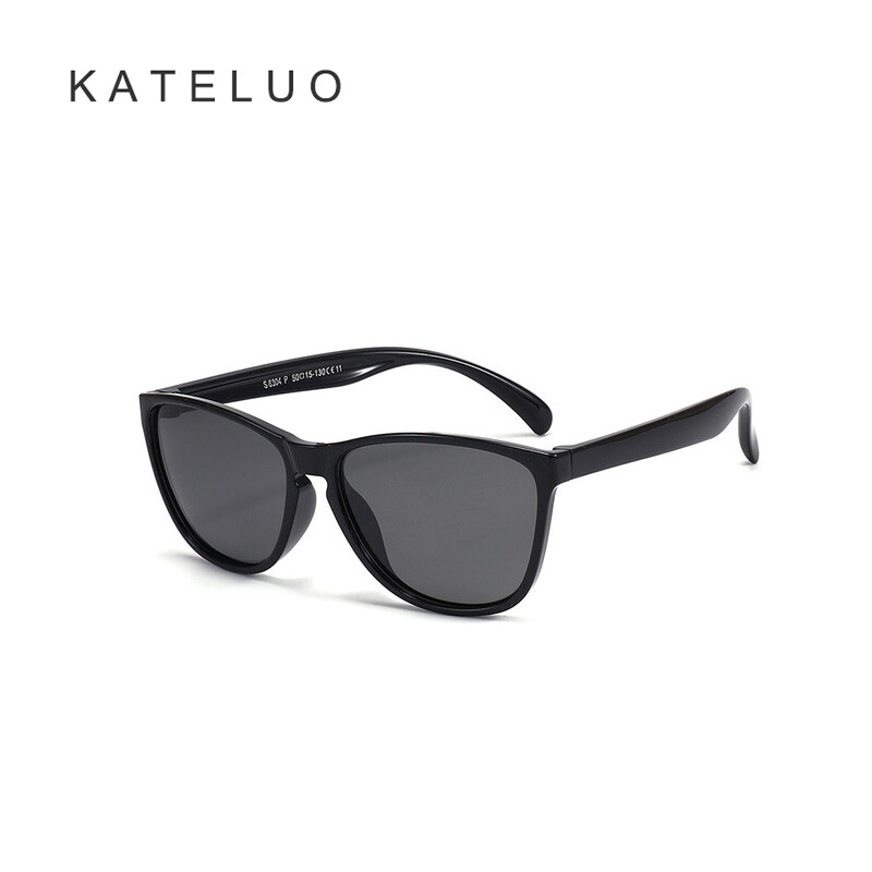 Kateluo kính râm trẻ em kính râm trẻ em bé trai bé gái cổ điển thời trang kính mắt uv400 tròng kính phân cực vuông thể thao cổ điển mát mẻ 8304