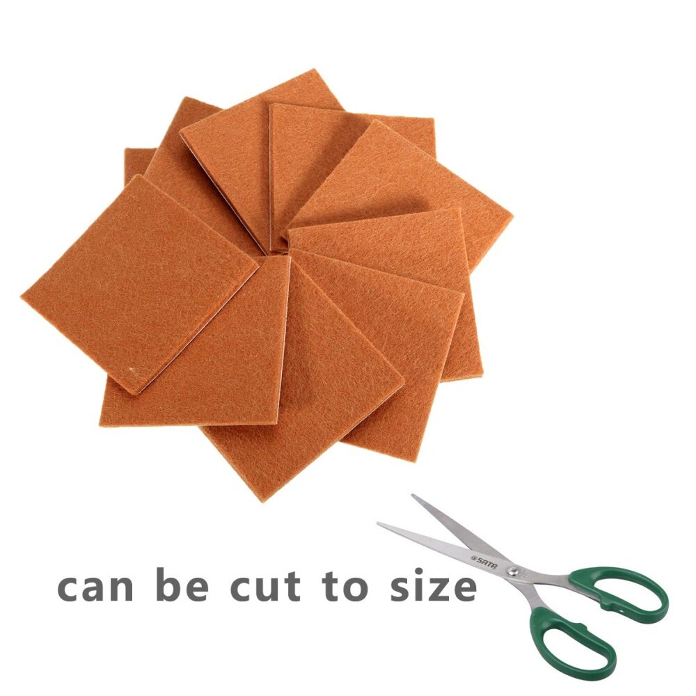 Generic 24 Pcs Oak Wood Vinyl Tile Laminate Floor Furniture Protector