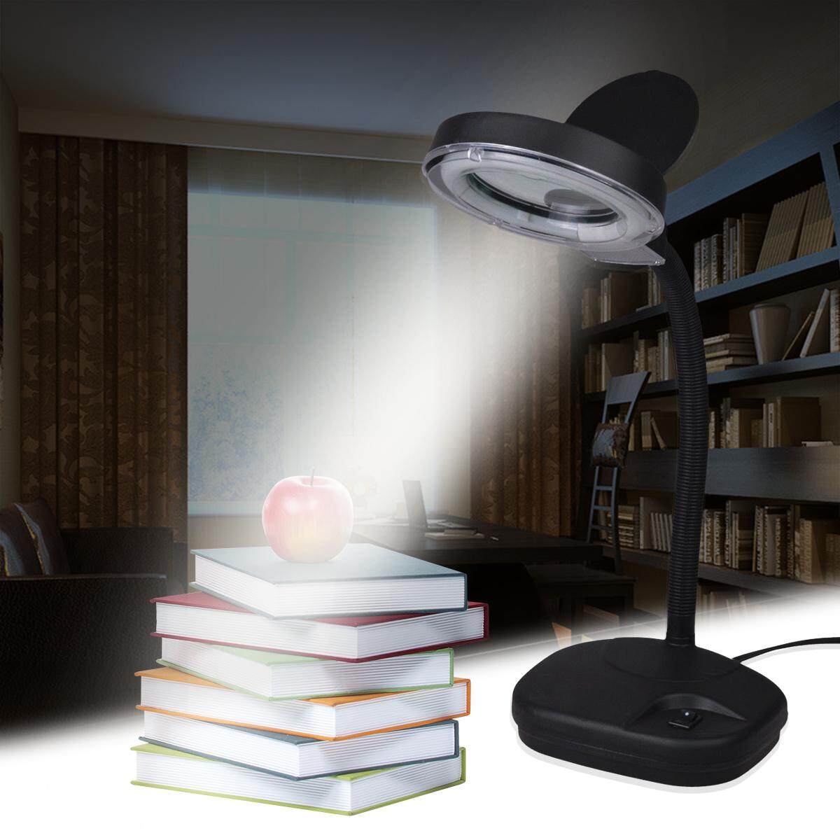 Shop Generic 5X 10X Tabletop Gooseneck Magnifying Lamp Magnifier Desk