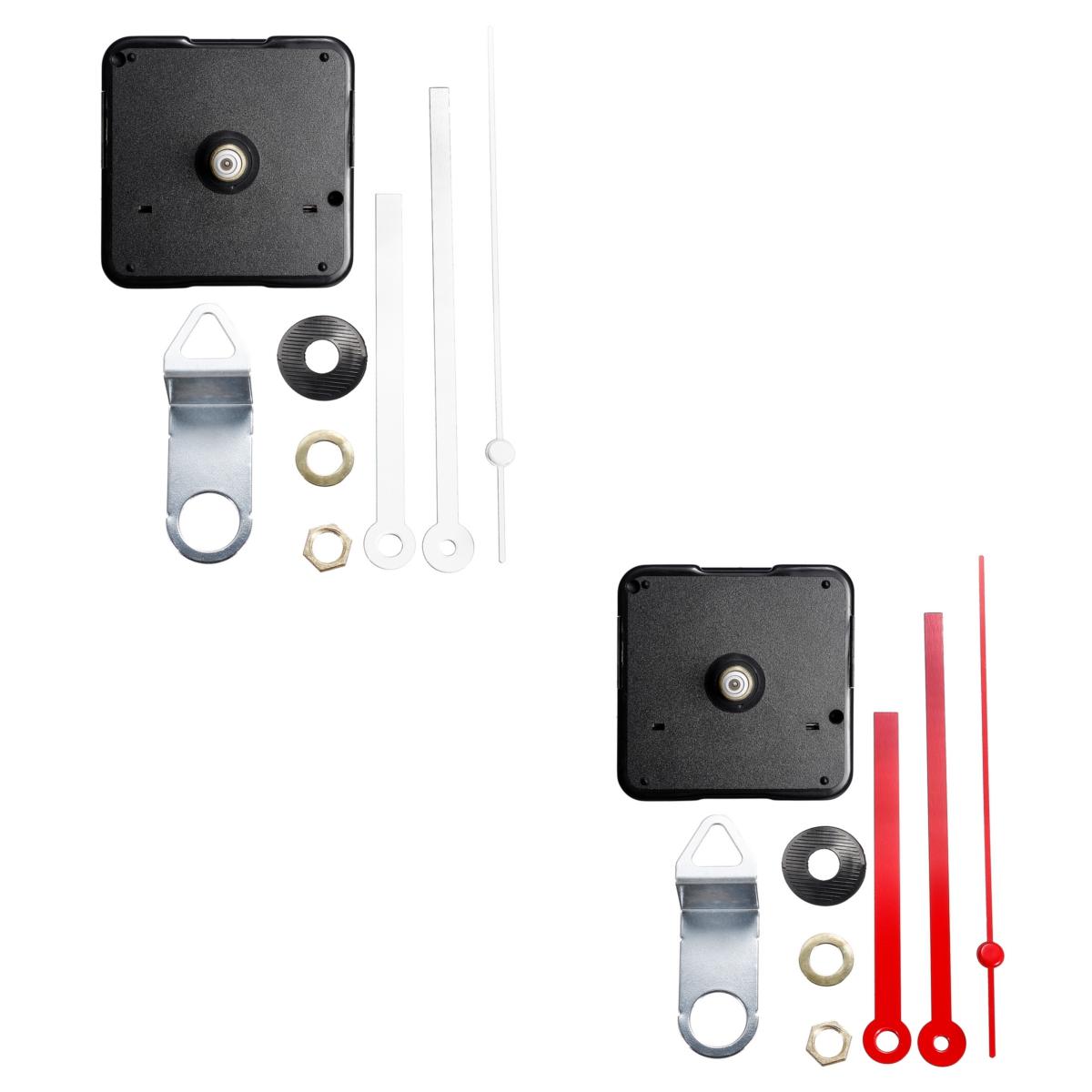 2 Type Quartz Silent Clock Movement Mechanism Module Kit Hour Minute ...