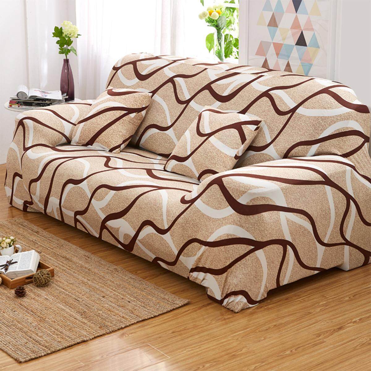 Generic Floral Stretch Couch Sofa Lounge Covers Recliner 1 Seater