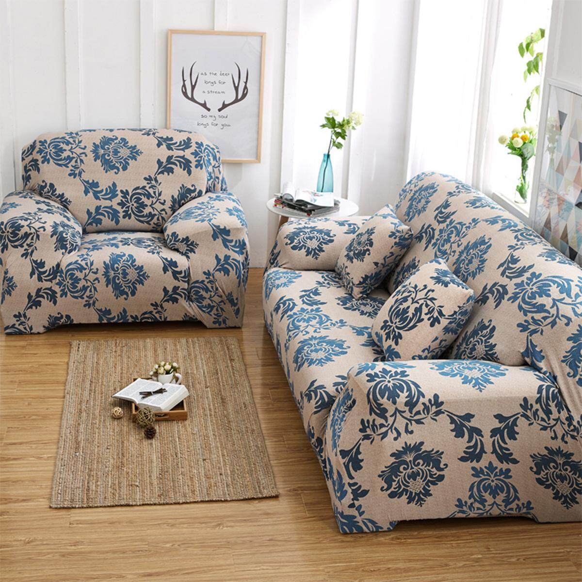 Generic Floral Stretch Couch Sofa Lounge Covers Recliner 1 Seater