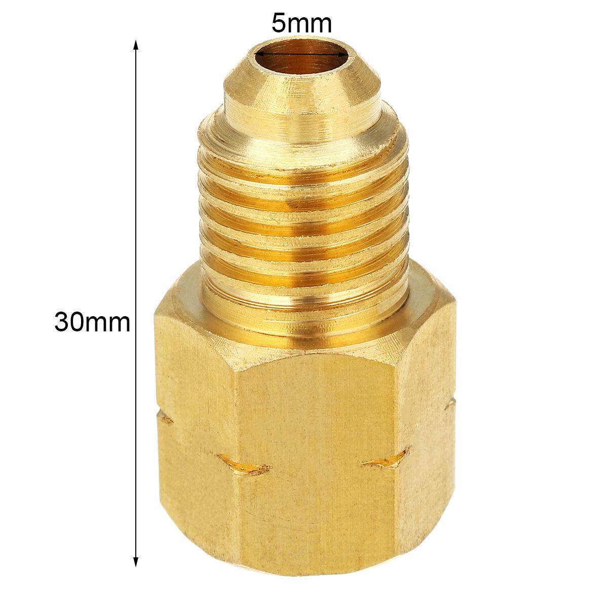 Generic Brass R1234YF Hose To R134a Vacuum Pump Adapter Fitting 1/2