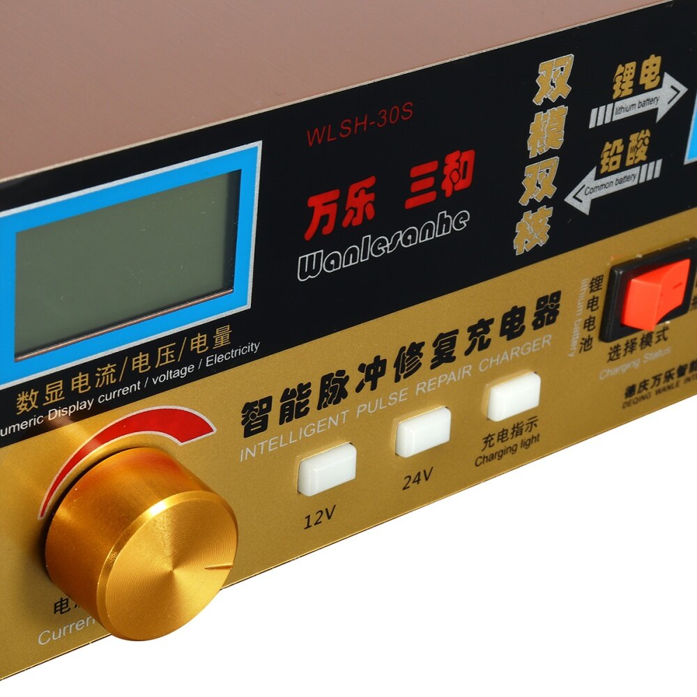 Generic Automatic Intelligent Pulse Repair Type 12V/24V 6AH400AH Car