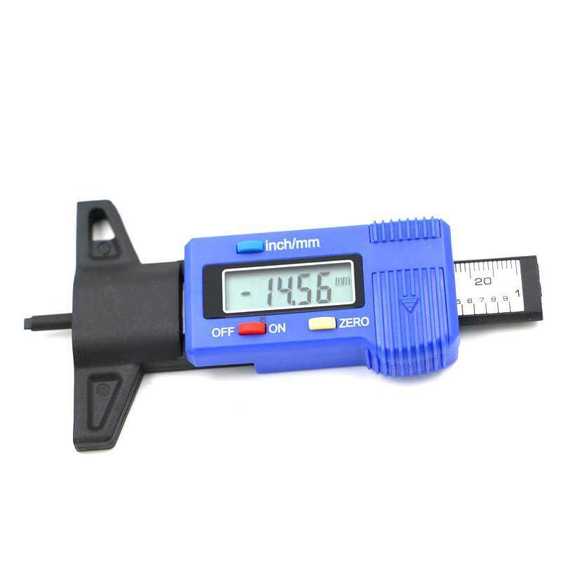 Car Tire Tester Brake Digital Tyre Depth Gauge Tread Monitor Auto Tires Pressure Measurement
