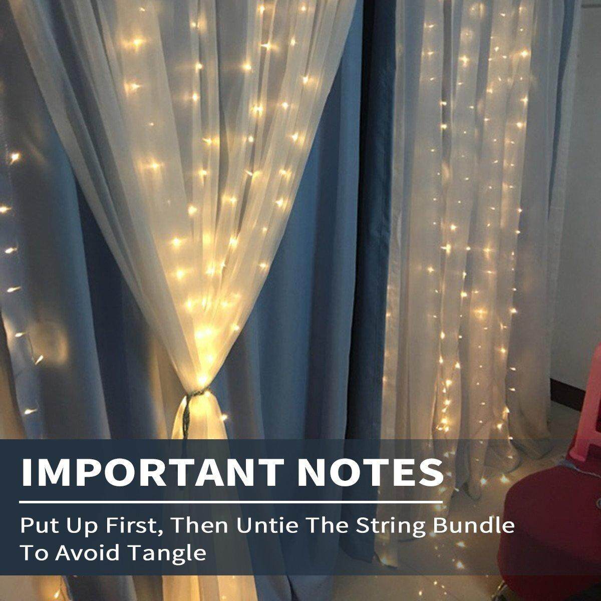 Generic White Ice Silk BACKDROP Wedding Drape Stage LED Fairy Lights