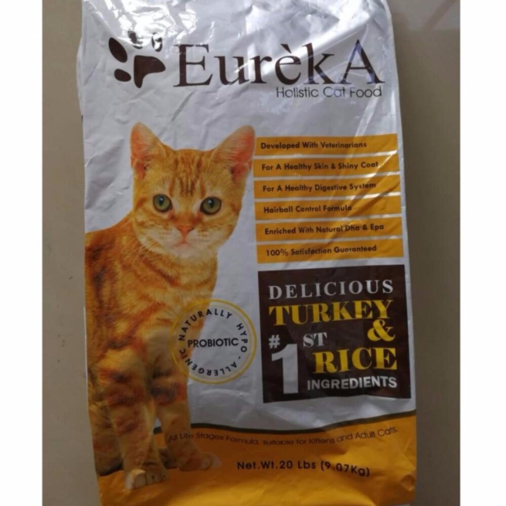 Eureka Holistic Cat Food, Turkey & Rice 9.07kg
