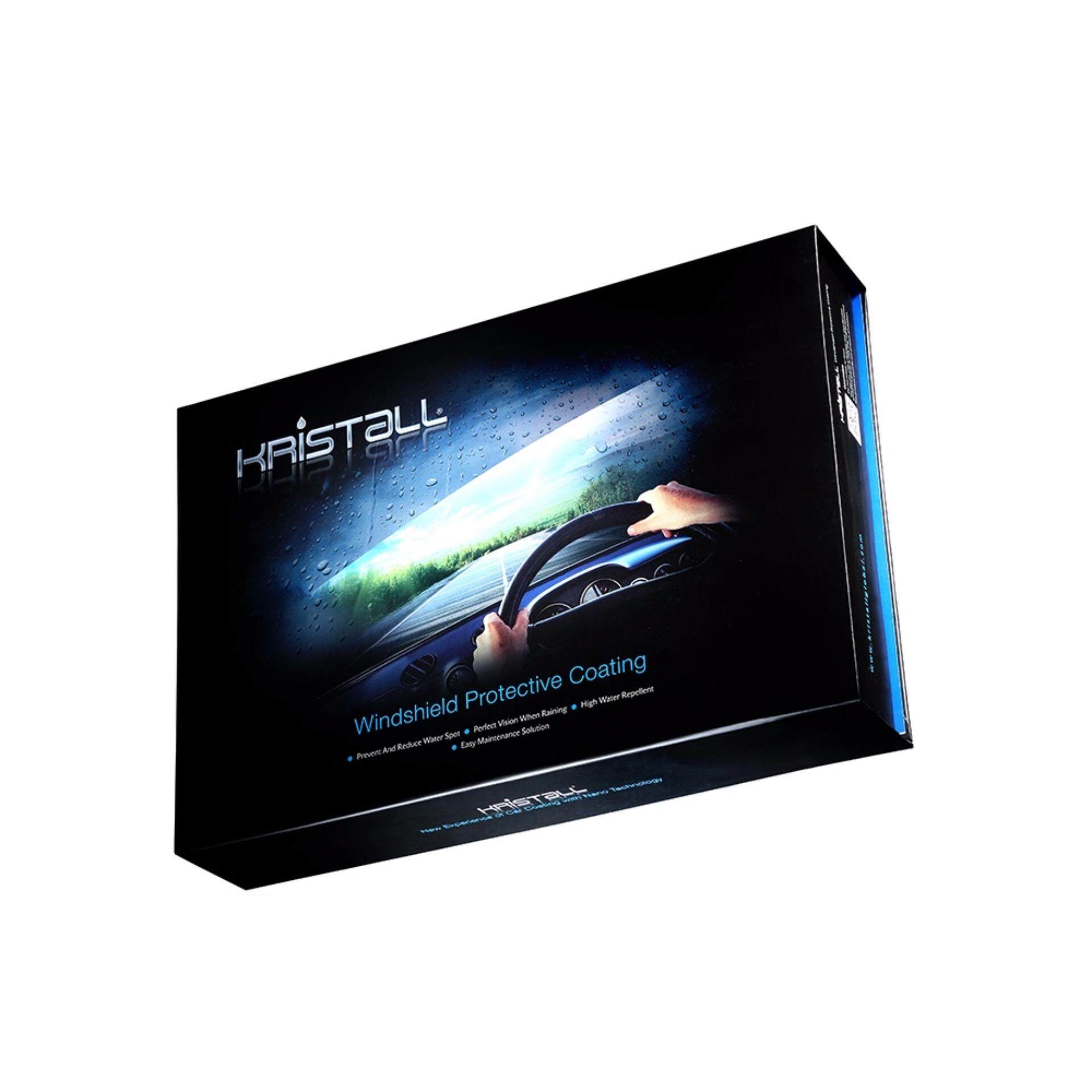 Kristall® Car Windshield and Glass Protection Coating Kit - Rain and Water Repellent, UV Resistance, Super Hydrophobic